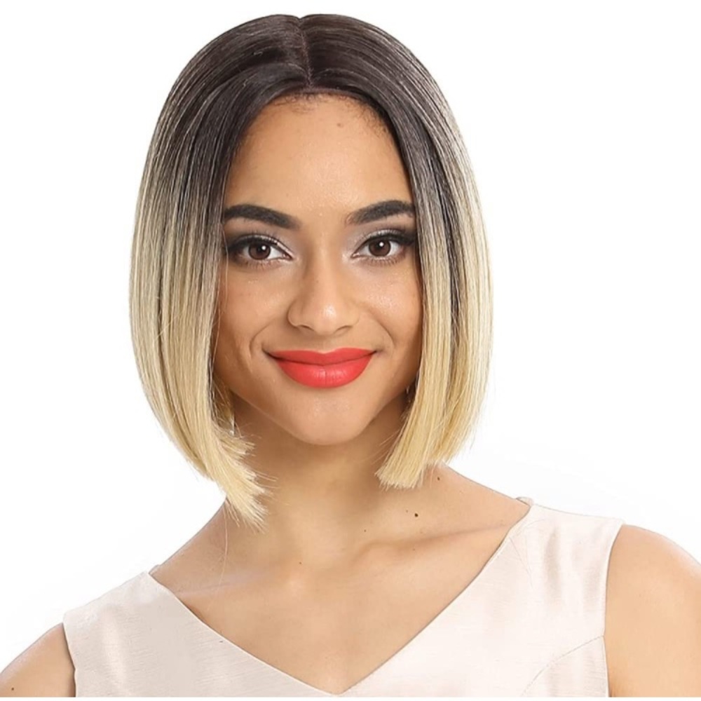 Short Bob Honey Blonde Lace Wigs